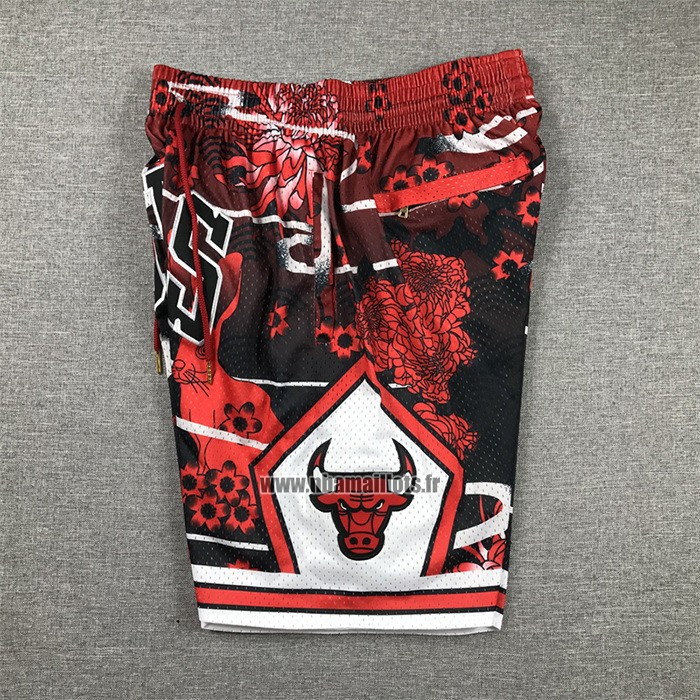 Short Chicago Bulls Lunar New Year Mitchell & Ness Just Don Rouge